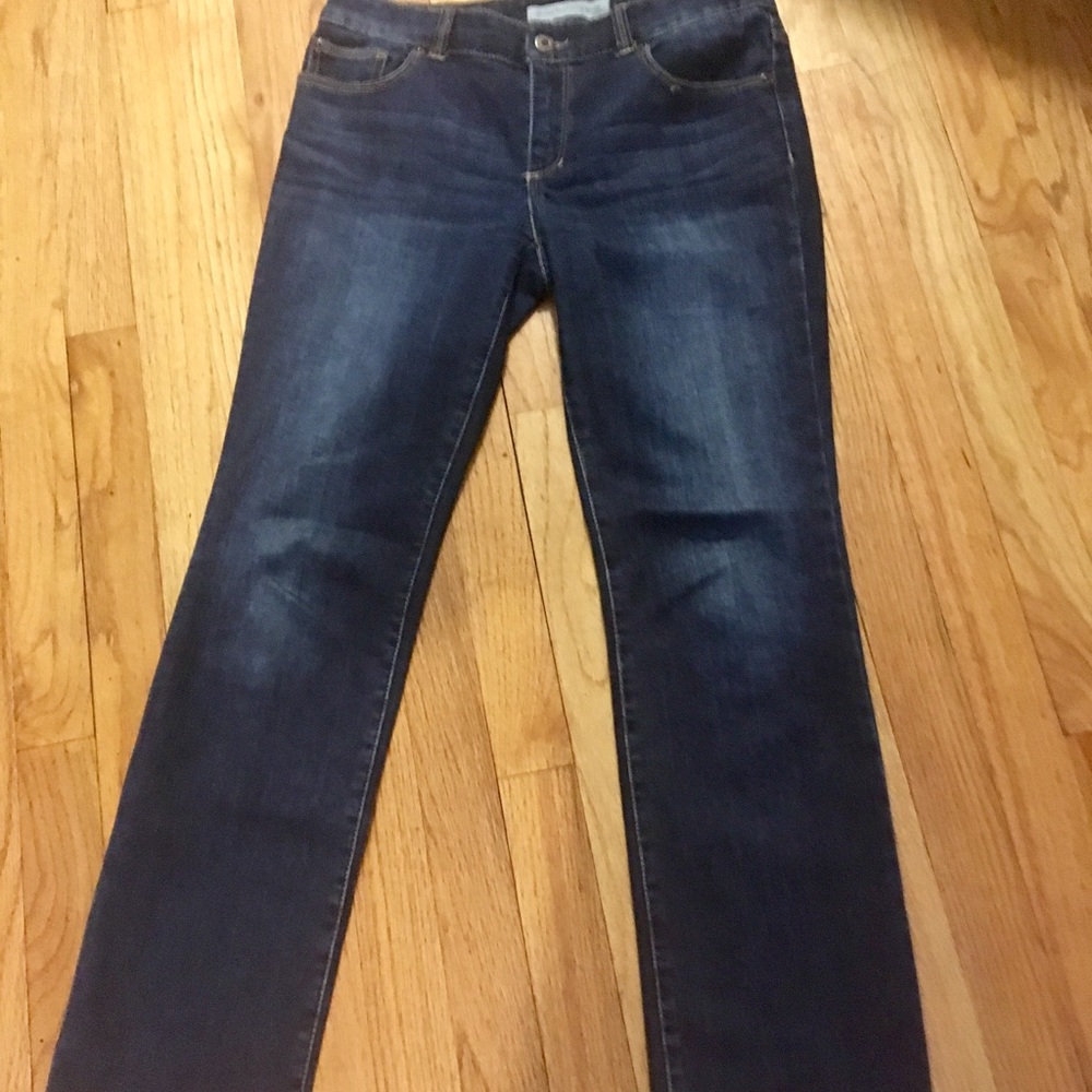 Chico’s Platinum Denim 00, strait leg